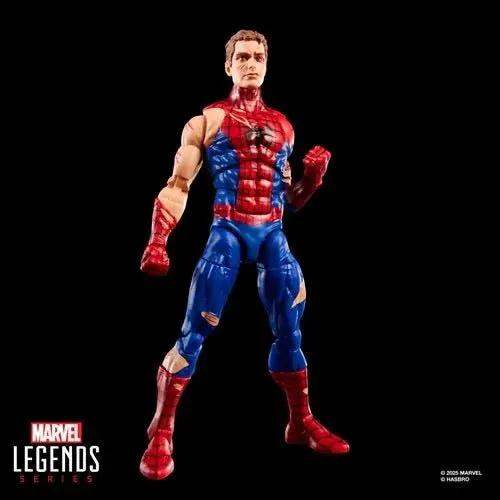 Spider-Man Marvel Legends Magic: The Gathering Battle-Damaged Spider-Man 6-Inch Action Figure and Card - ToyShnip