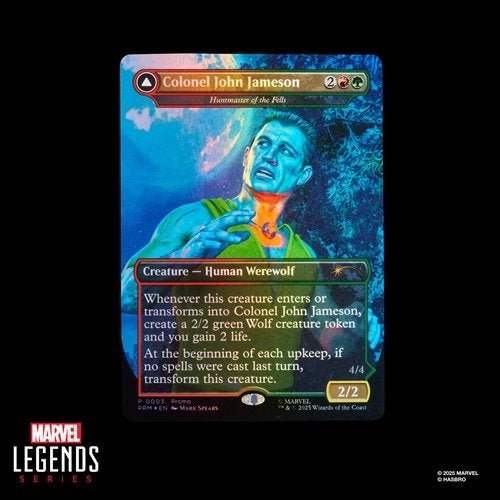 Spider-Man Marvel Legends Magic: The Gathering Man-Wolf 6-Inch Action Figure and Card - ToyShnip