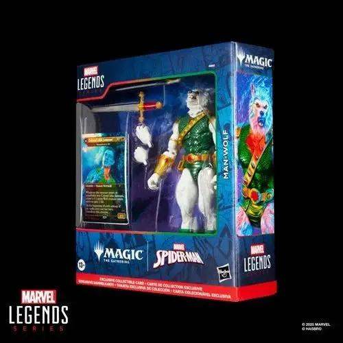 Spider-Man Marvel Legends Magic: The Gathering Man-Wolf 6-Inch Action Figure and Card - ToyShnip