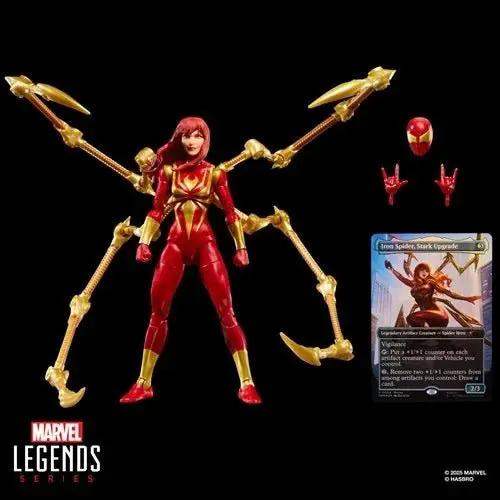 Spider-Man Marvel Legends Magic: The Gathering Mary Jane Watson (Iron Spider) 6-Inch Action Figure and Card - ToyShnip