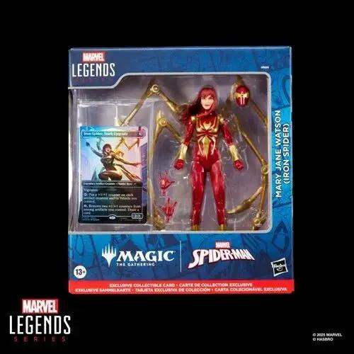 Spider-Man Marvel Legends Magic: The Gathering Mary Jane Watson (Iron Spider) 6-Inch Action Figure and Card - ToyShnip