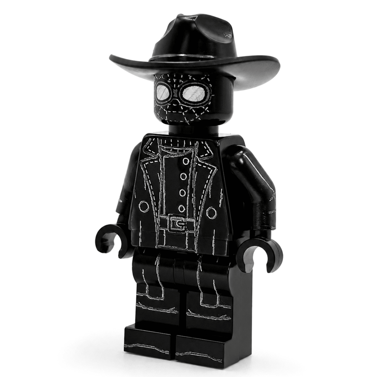 Spider Man Noir Minifigure | Detective | Toylandeu™