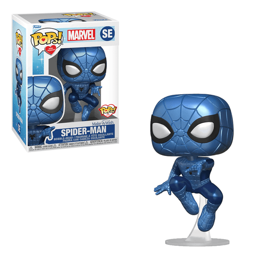 Spider-Man POP Vinyl | Metallic 3.75in Box | Toylandeu™