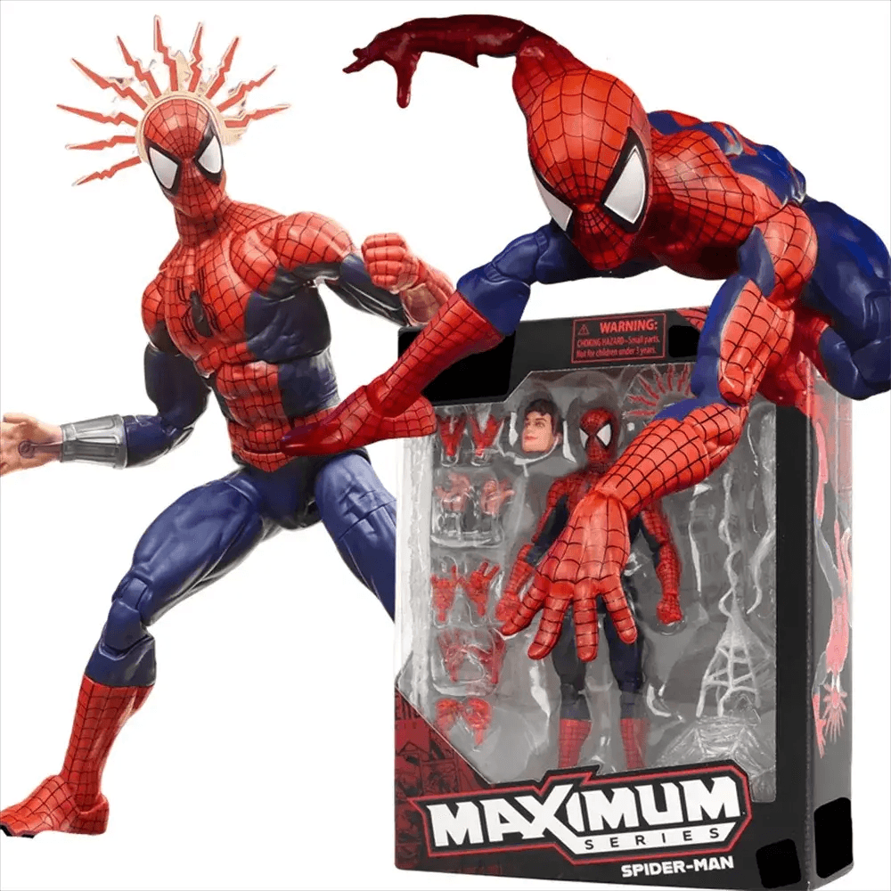 Spider Man Peter Parker Action Figure With Jointed Mobility - ToylandEU