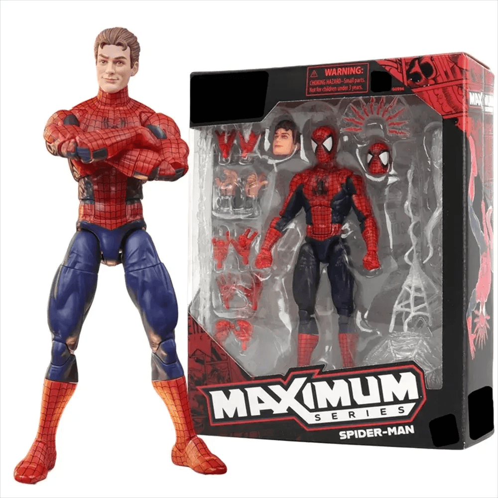 Spider Man Peter Parker Action Figure With Jointed Mobility - ToylandEU