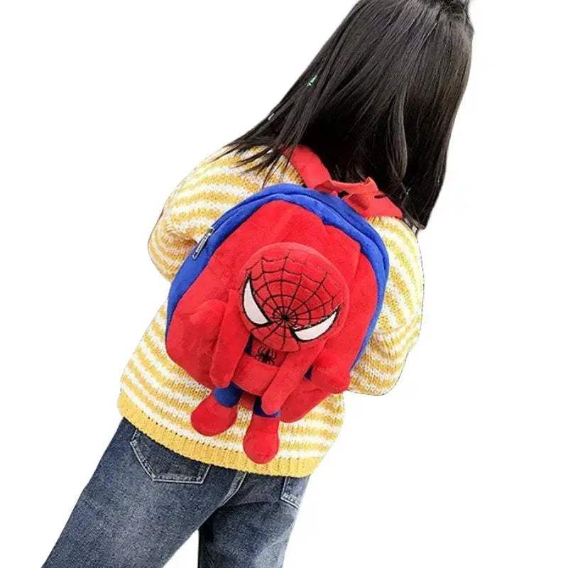 Spider Man Plush Backpack For Kids Cute Cartoon Toy Gift - ToylandEU