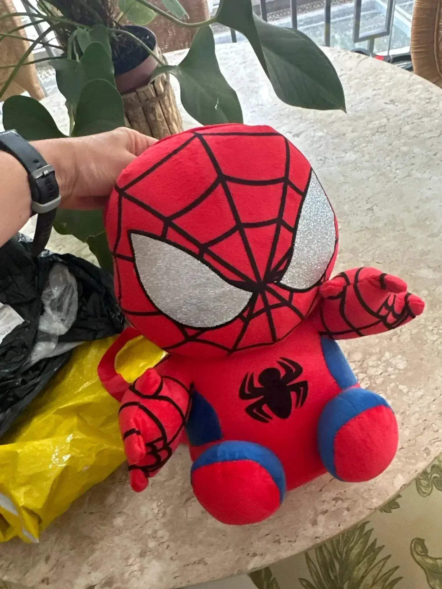Spider Man Plush Backpack For Kids Travel Friendly Bag - ToylandEU