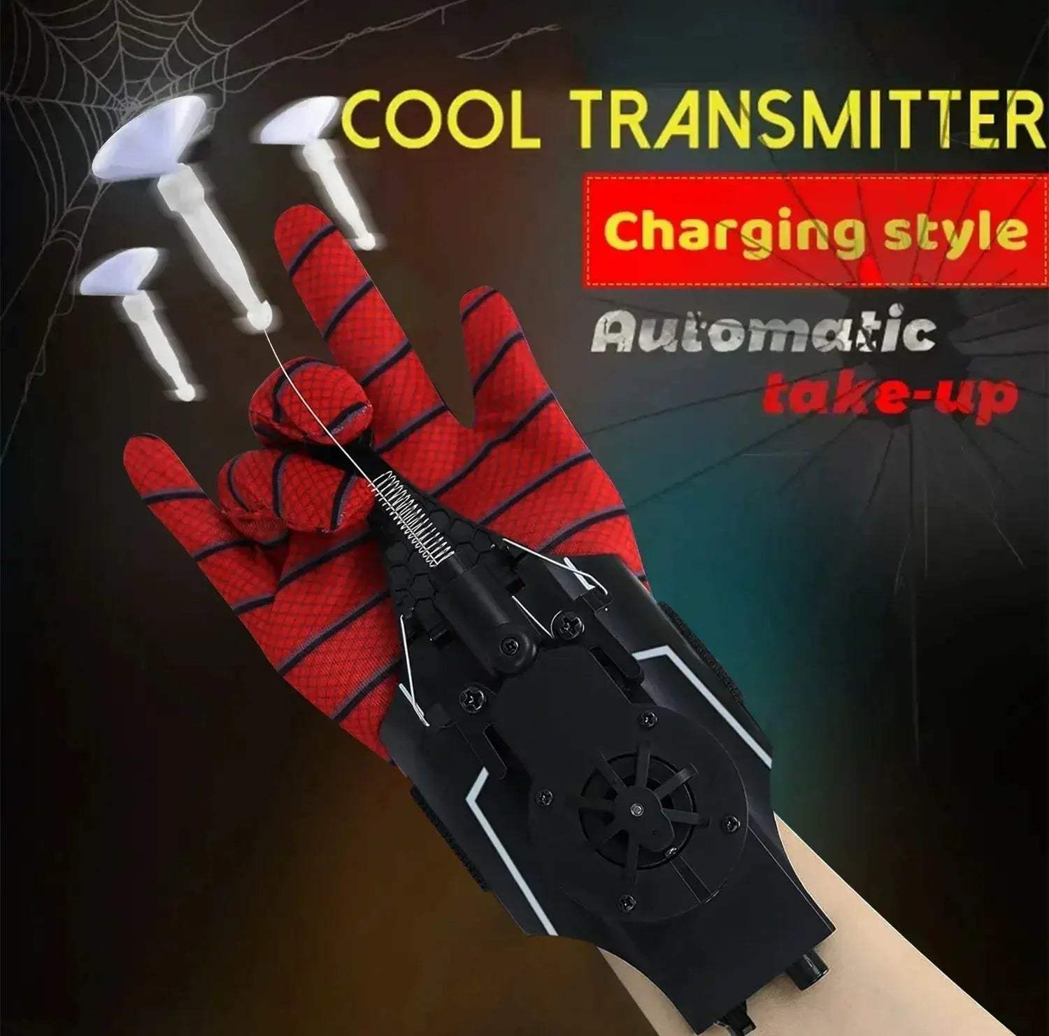 Spider Man Web Shooters Toy Wrist Launcher For Cosplay - ToylandEU