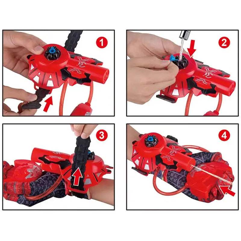 Spider Water Gun Launcher Gloves for Kids Outdoor Water Toy - ToylandEU