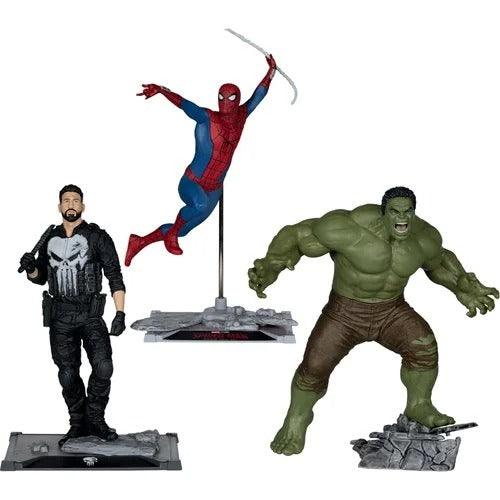 SpiderMan 1 To 10 Scale Posed Figure Backdrop Art Card