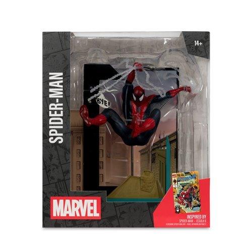 SpiderMan 1 To 10 Scale Posed Figure Backdrop Art Card