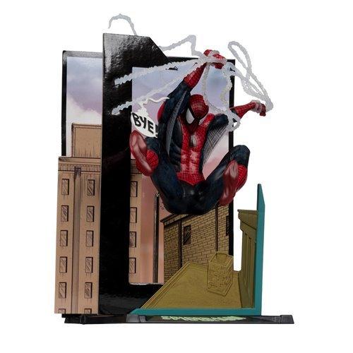SpiderMan 1 To 10 Scale Posed Figure Backdrop Art Card