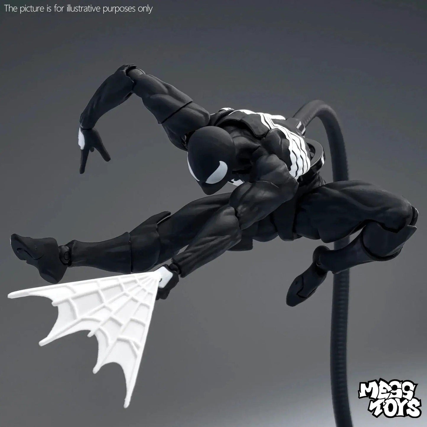  Spiderman Black Suit Symbiote Action Figure Bandai -  ToylandEU™
