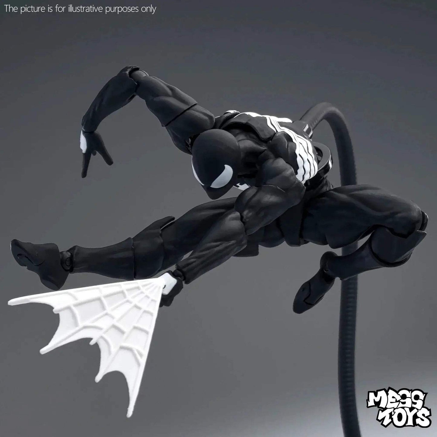 Spiderman Black Suit Symbiote Action Figure Collectible - ToylandEU