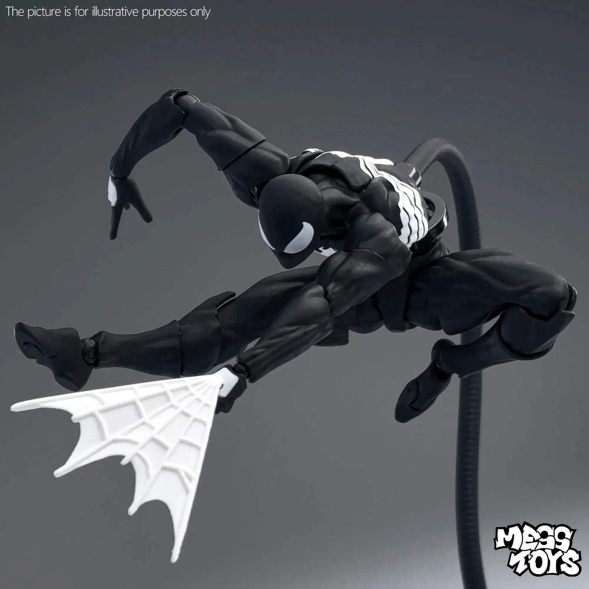 Spiderman Black Suit Symbiote Action Figure Collectible - ToylandEU
