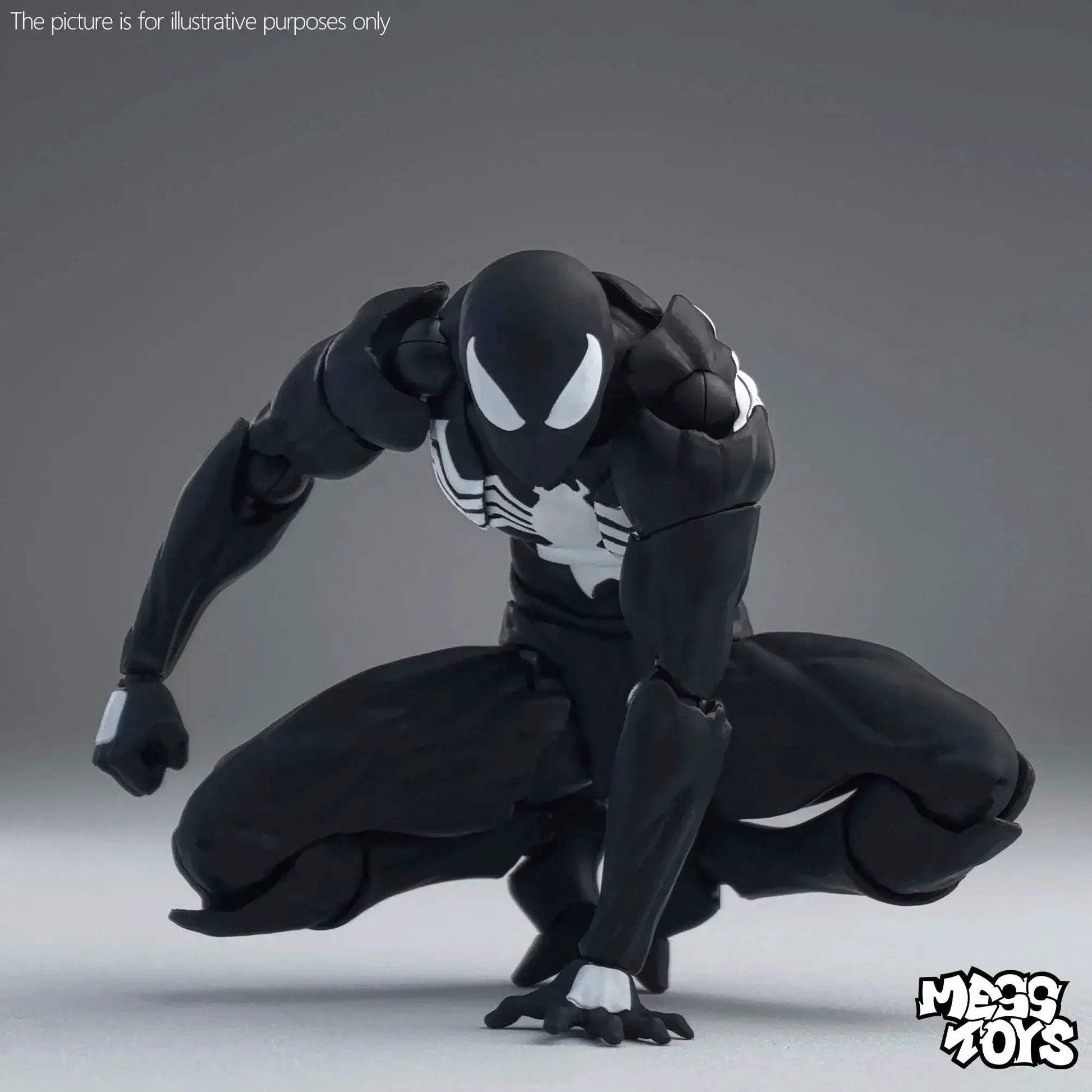 Spiderman Black Suit Symbiote Action Figure Collectible - ToylandEU