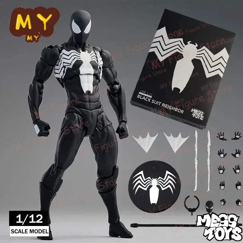 Spiderman Black Suit Symbiote Action Figure Collectible - ToylandEU
