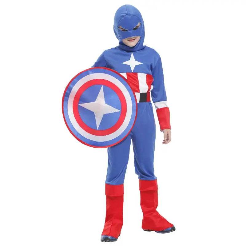 Spiderman Captain America Kids Cosplay Costume Set - ToylandEU