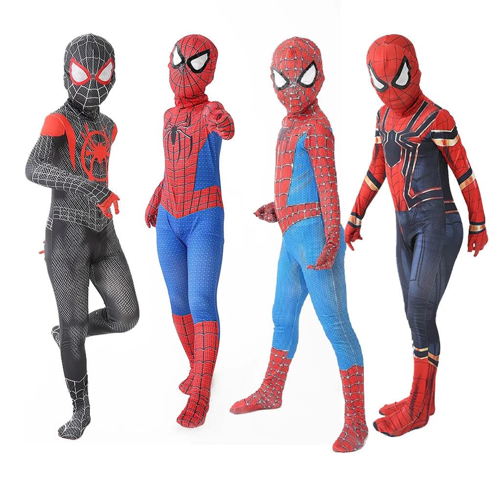 Spiderman Costume | Quick Pull Jumpsuit | Toylandeu™