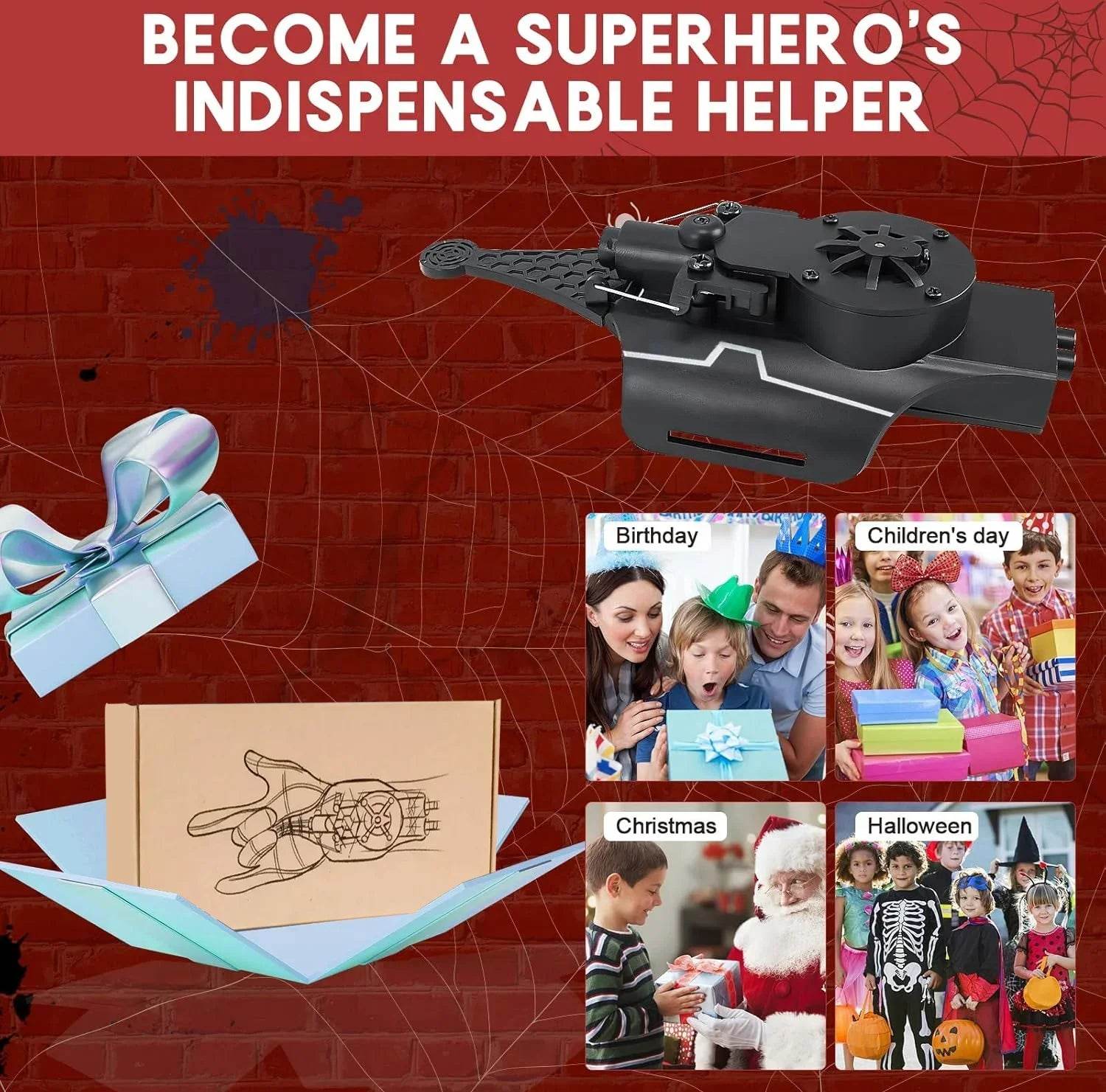 Spiderman Spinneret Launcher Spider Silk Gloves Cosplay Toy - ToylandEU