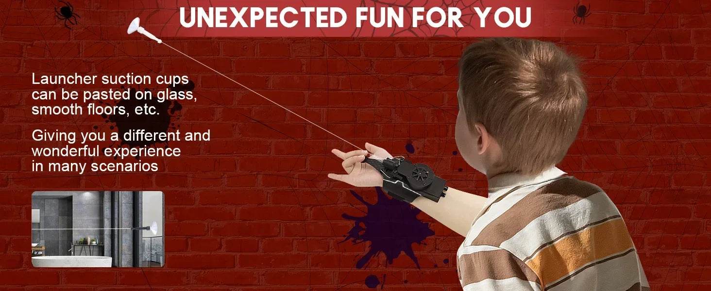 Spiderman Spinneret Launcher Spider Silk Gloves Cosplay Toy - ToylandEU