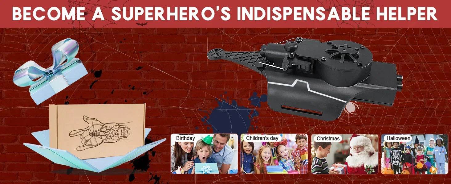 Spiderman Spinneret Launcher Spider Silk Gloves Cosplay Toy - ToylandEU