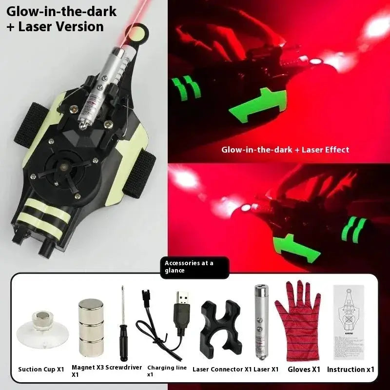 Spiderman Web Shooters Fully Automatic Toy Laser Version - ToylandEU