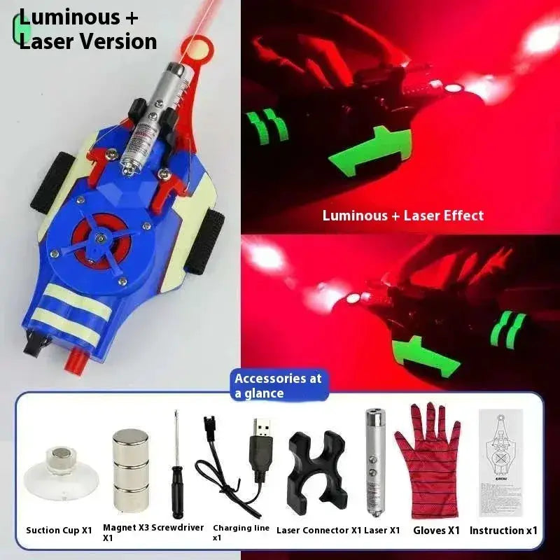 Spiderman Web Shooters Fully Automatic Toy Laser Version - ToylandEU