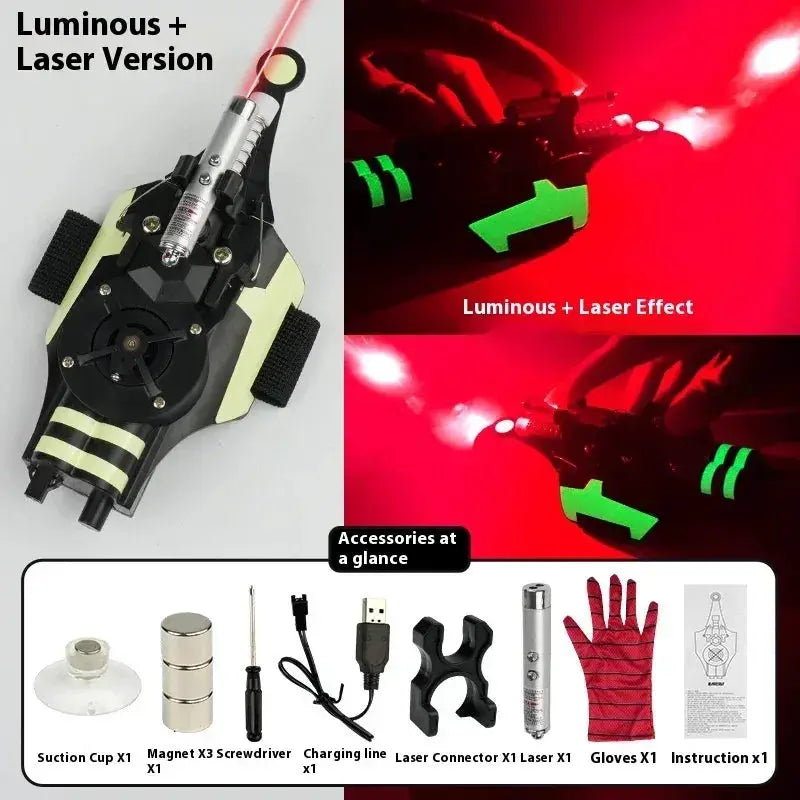 Spiderman Web Shooters Fully Automatic Toy Laser Version - ToylandEU