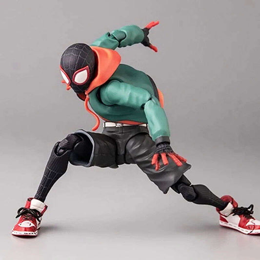 Spiderman Miles Morales Figure, Marvel Spider-Man Spider Verse Figurine 5 in
