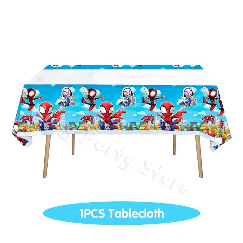 Spidey Tableware Kit | Plates Cups Balloons| Toylandeu™