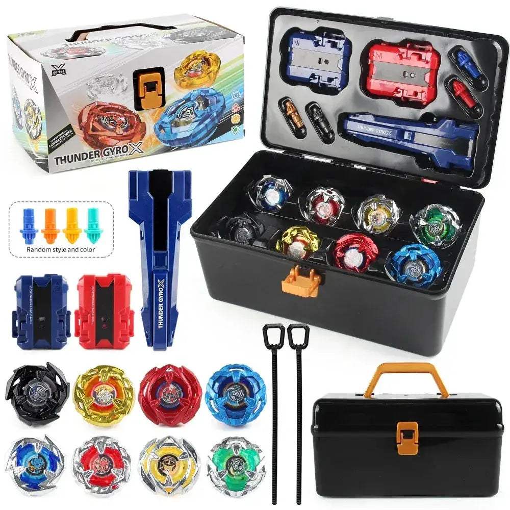 Spinning Battle Tops Kit With Launchers For Boys Gift Box - ToylandEU