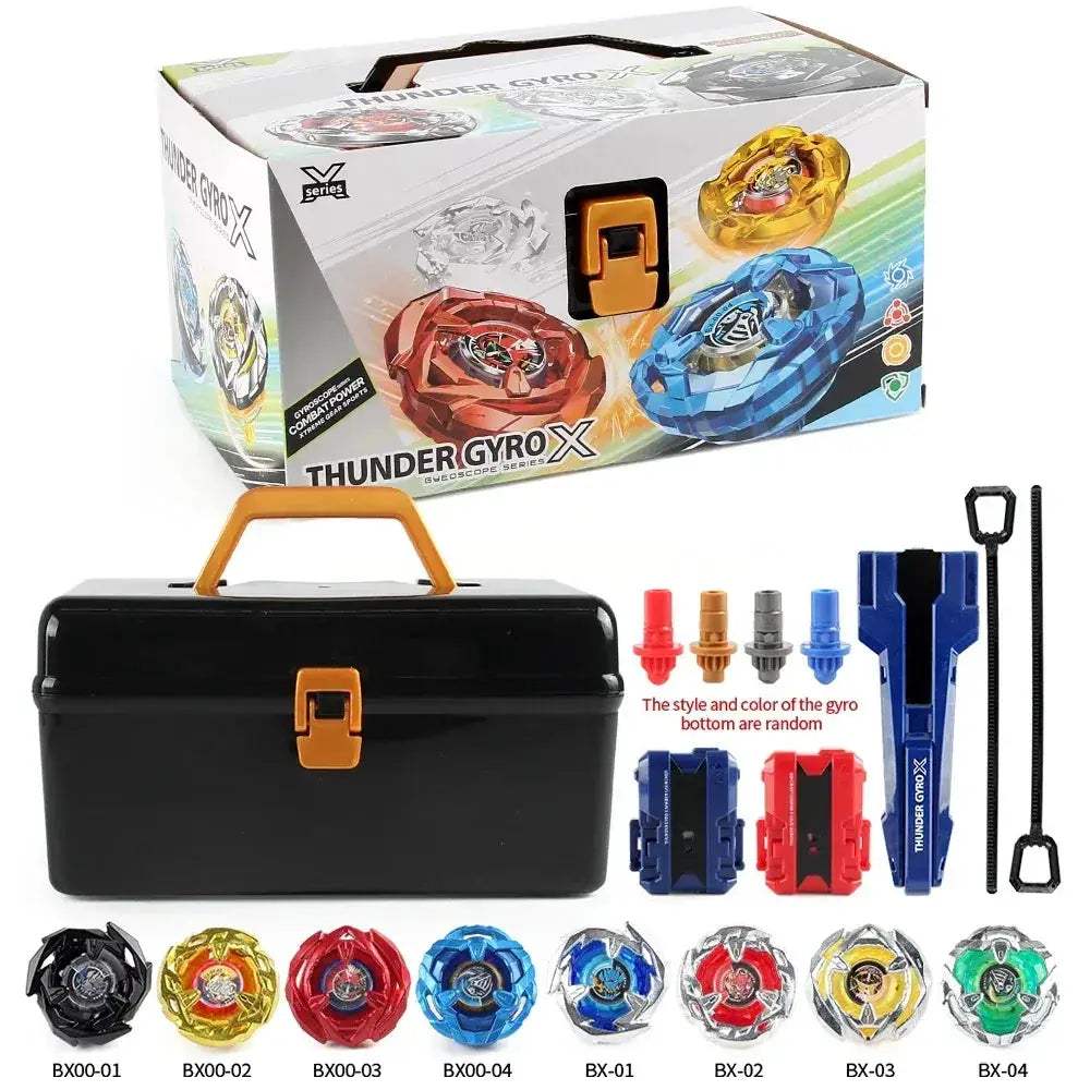 Spinning Battle Tops Kit With Launchers For Boys Gift Box - ToylandEU