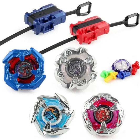  Spinning Tops Burst Set With Launchers For Kids 4 Pack -  ToylandEU™