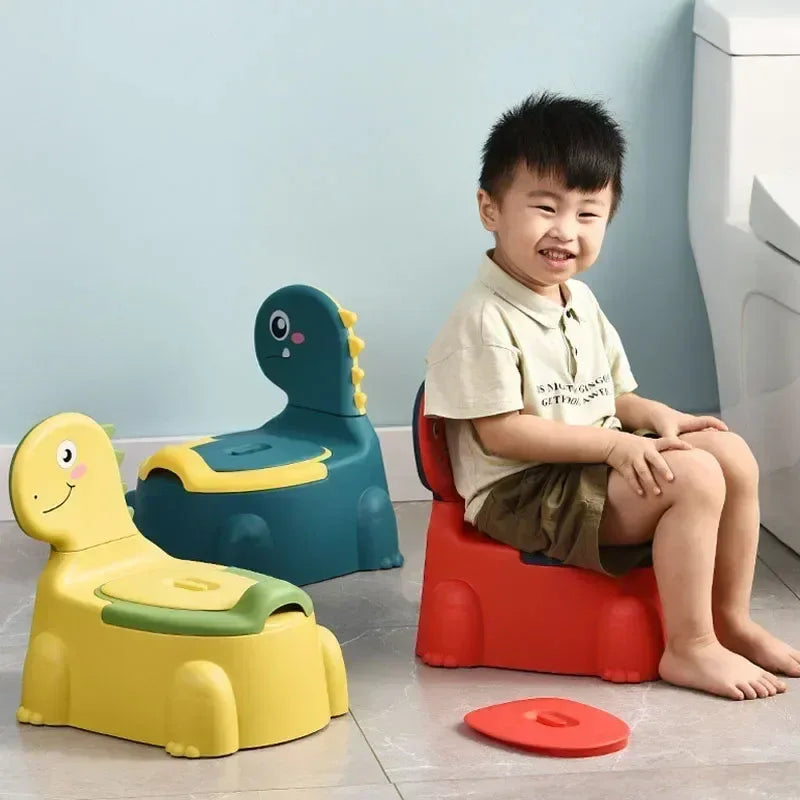 Splash Proof Cartoon Dinosaur Baby Potty Seat For Training - ToylandEU