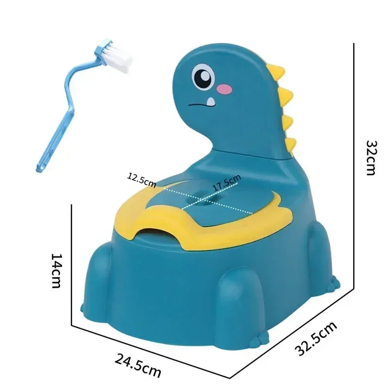 Splash Proof Cartoon Dinosaur Baby Potty Seat For Training - ToylandEU