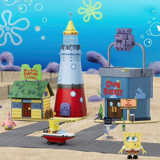  SpongeBob Building Blocks | Model Kit | Toylandeu™ 