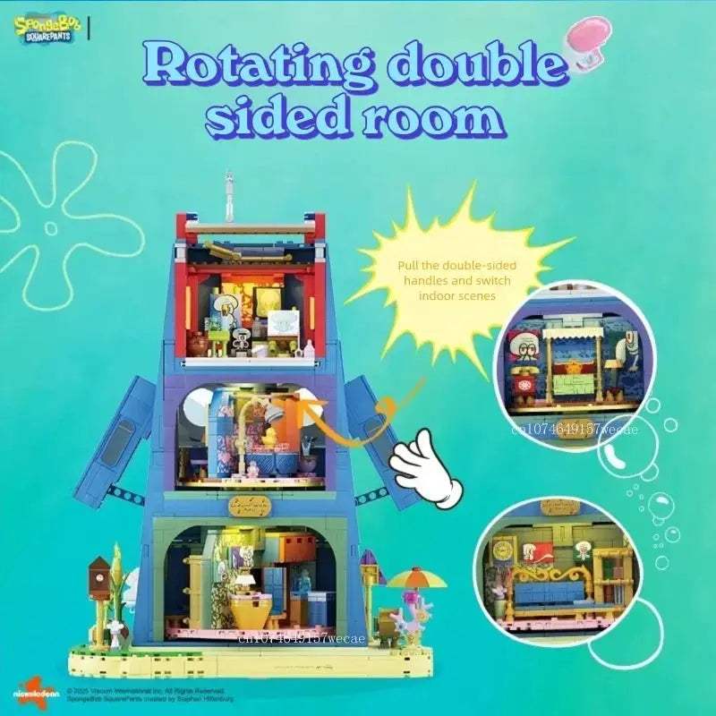  SpongeBob Building Blocks Set Lego Compatible Light Up -  ToylandEU™