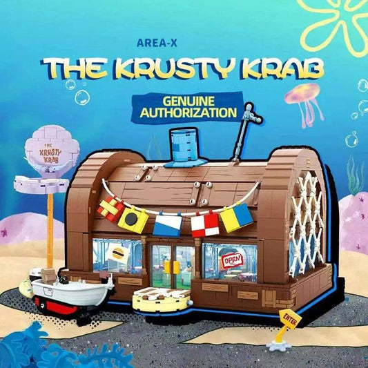  SpongeBob Krusty Krab Building Blocks Set For Display -  ToylandEU™