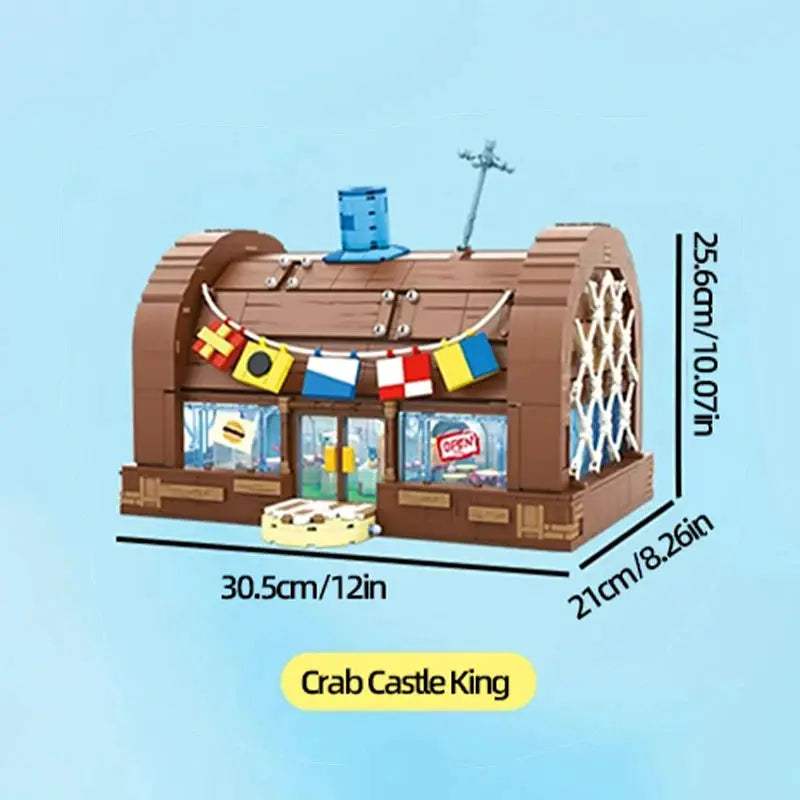  SpongeBob Krusty Krab Building Blocks Set For Display -  ToylandEU™