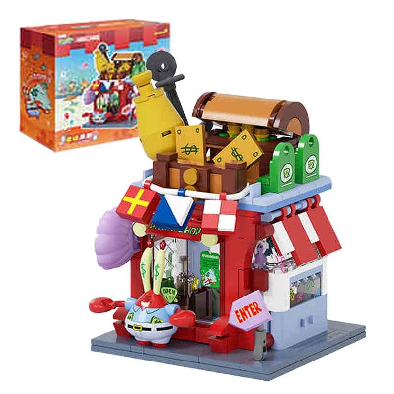SpongeBob SquarePants Building Blocks Cartoon Street View Store - ToylandEU