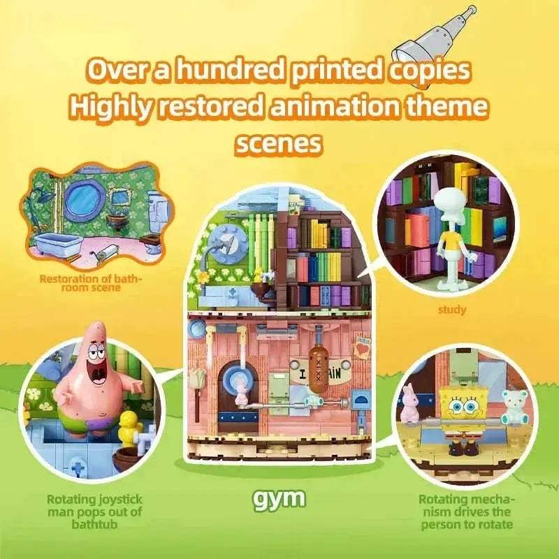  SpongeBob SquarePants Building Blocks Pineapple House -  ToylandEU™