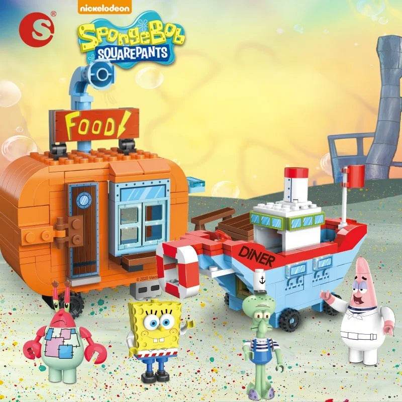 SpongeBob SquarePants Patrick Star Squidward Tentacles Building Block Action Figure Toys Gift - ToylandEU