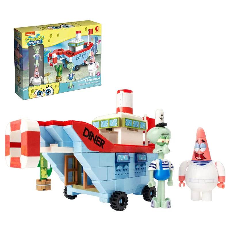 SpongeBob SquarePants Patrick Star Squidward Tentacles Building Block Action Figure Toys Gift - ToylandEU