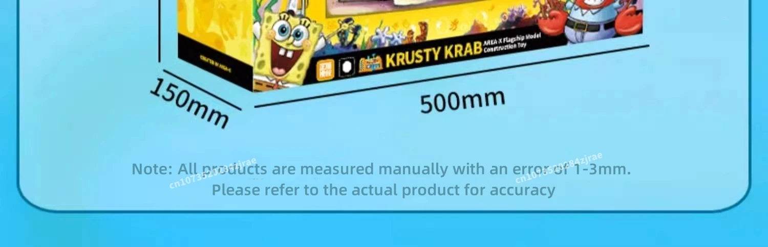 Spongebob Building Block Krusty Krab Scene Model Toy - ToylandEU