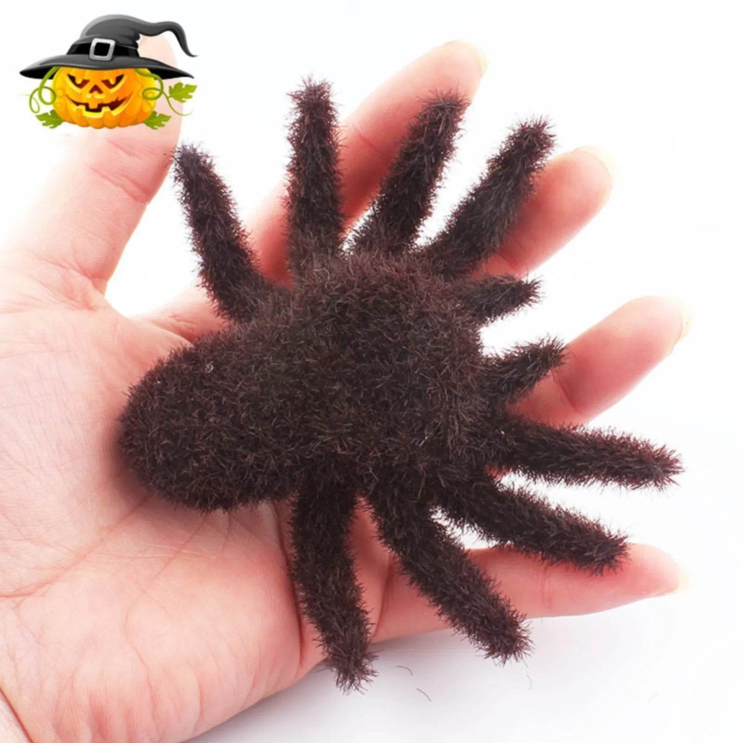 Spooktacular Realistic Giant Spider Decor for Halloween Fun! - ToylandEU