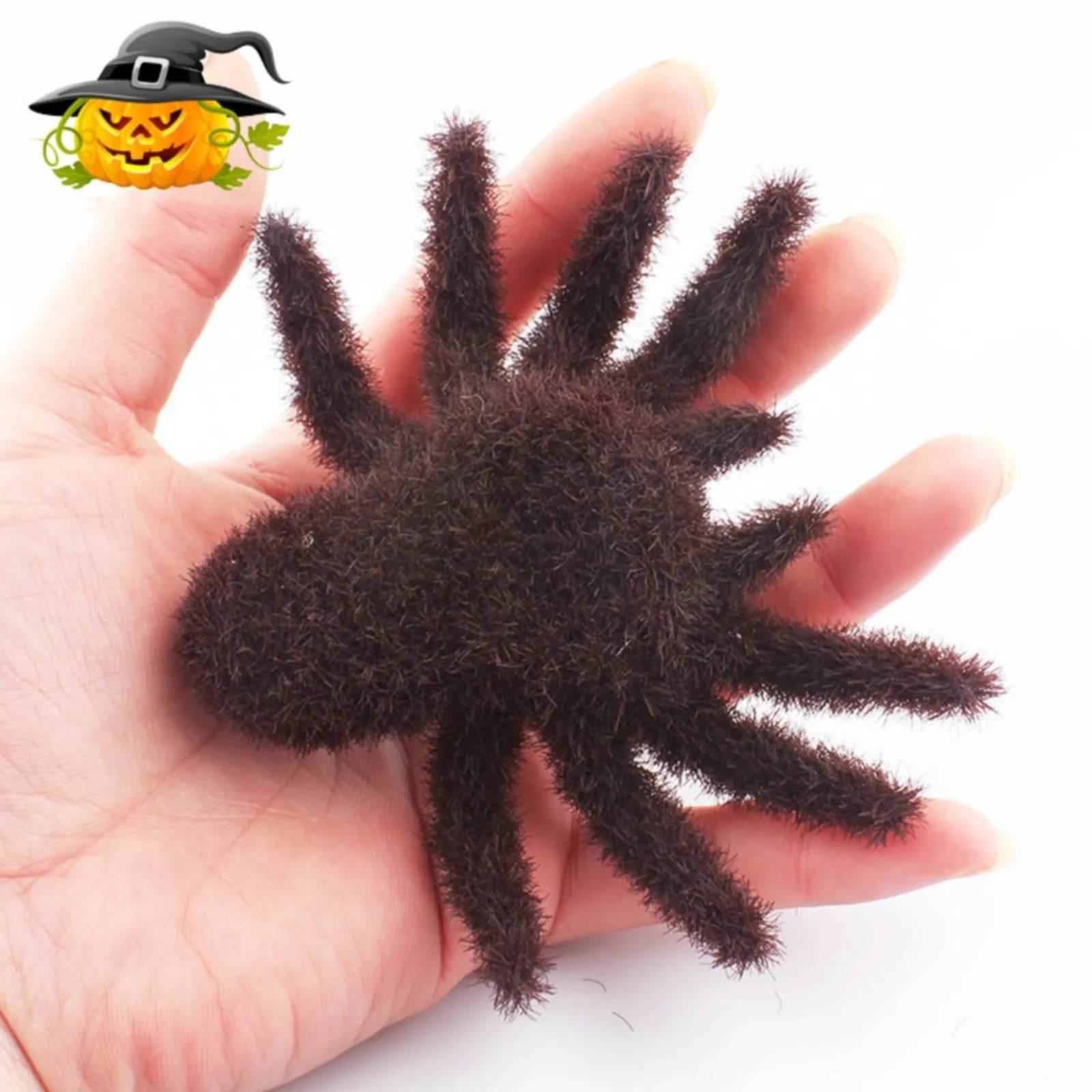 Spooktacular Realistic Giant Spider Decor for Halloween Fun! - ToylandEU