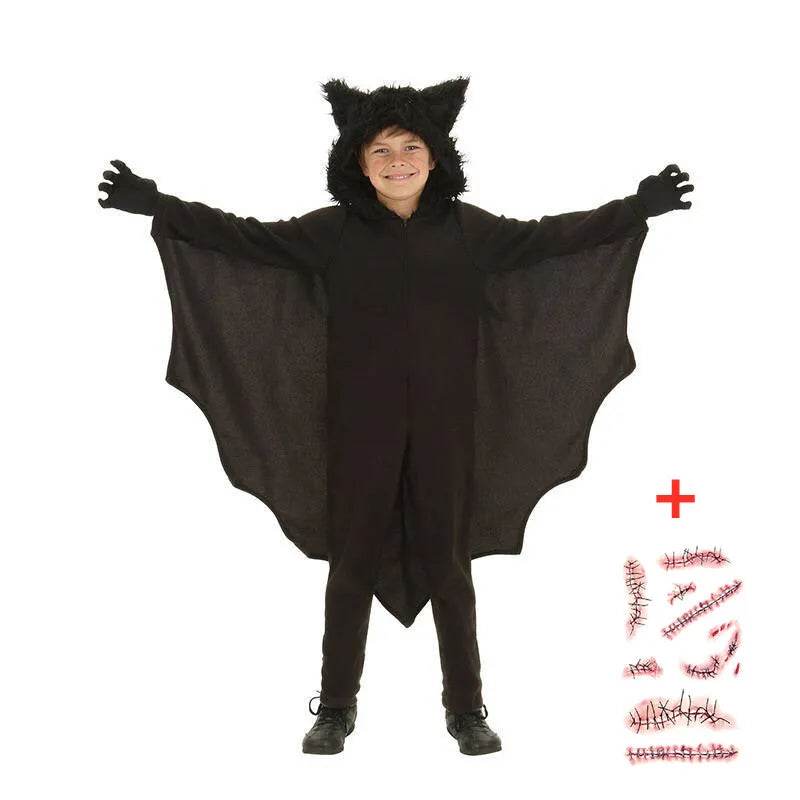 Spooky Costume Vampire Bat Hooded For Kids Unisex Halloween - ToylandEU