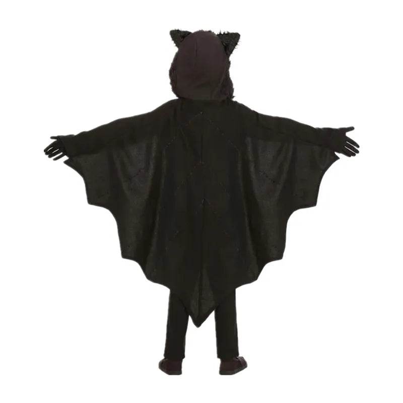 Spooky Costume Vampire Bat Hooded For Kids Unisex Halloween - ToylandEU