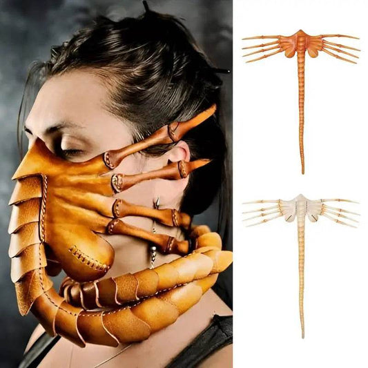 Spooky Halloween Cosplay Mask Facehugger Alien Design Adults - ToylandEU